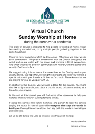 The Sacred Practice of Prayer in Sunday Worship Service