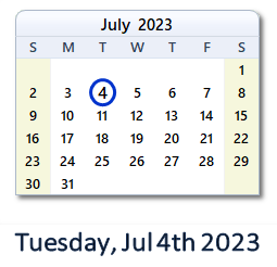 Mark Your Calendars: Celebrating Independence Day on the 4th of July 2023