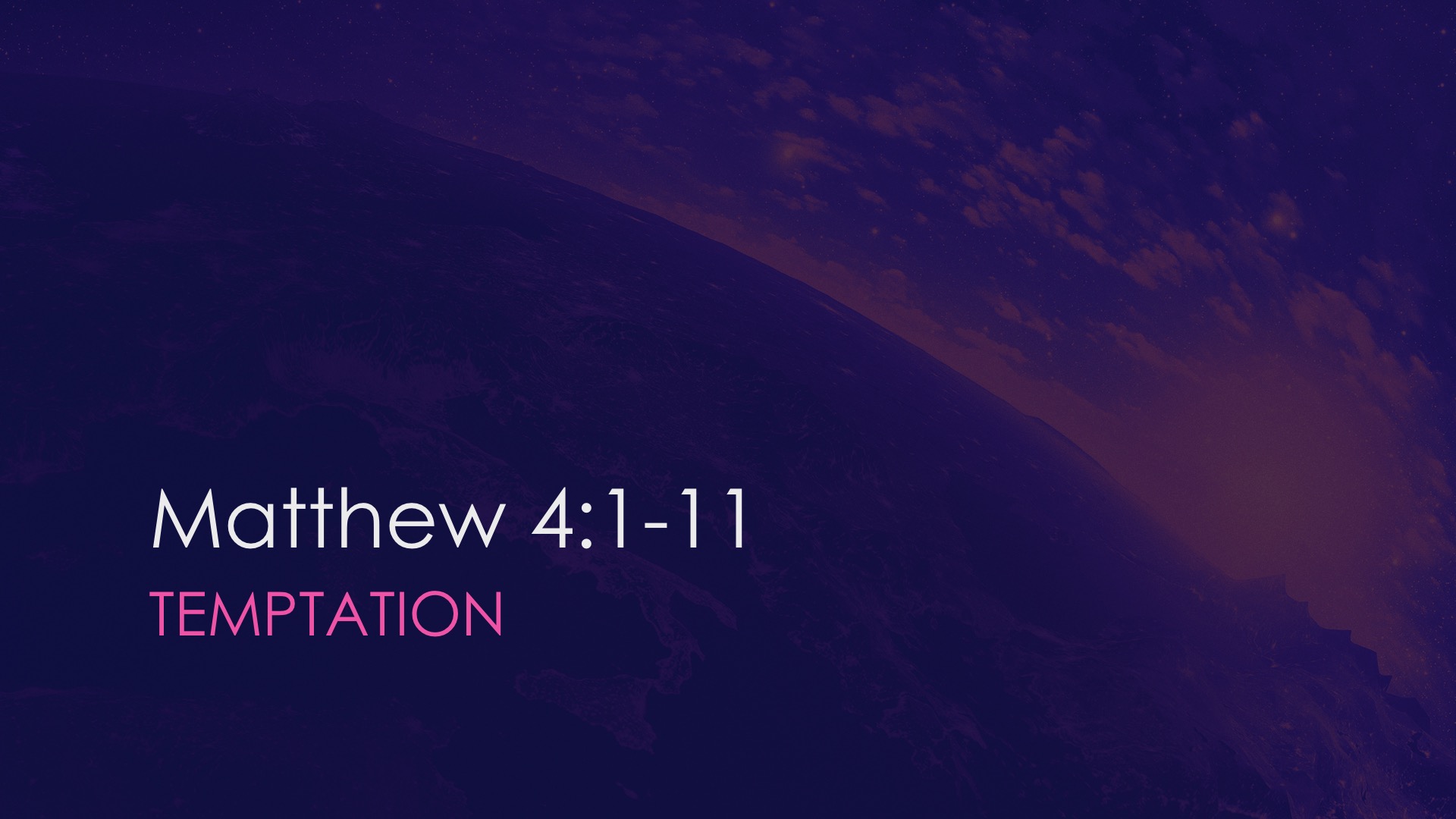 Exploring the Spiritual Depths of Matthew 4:1-11